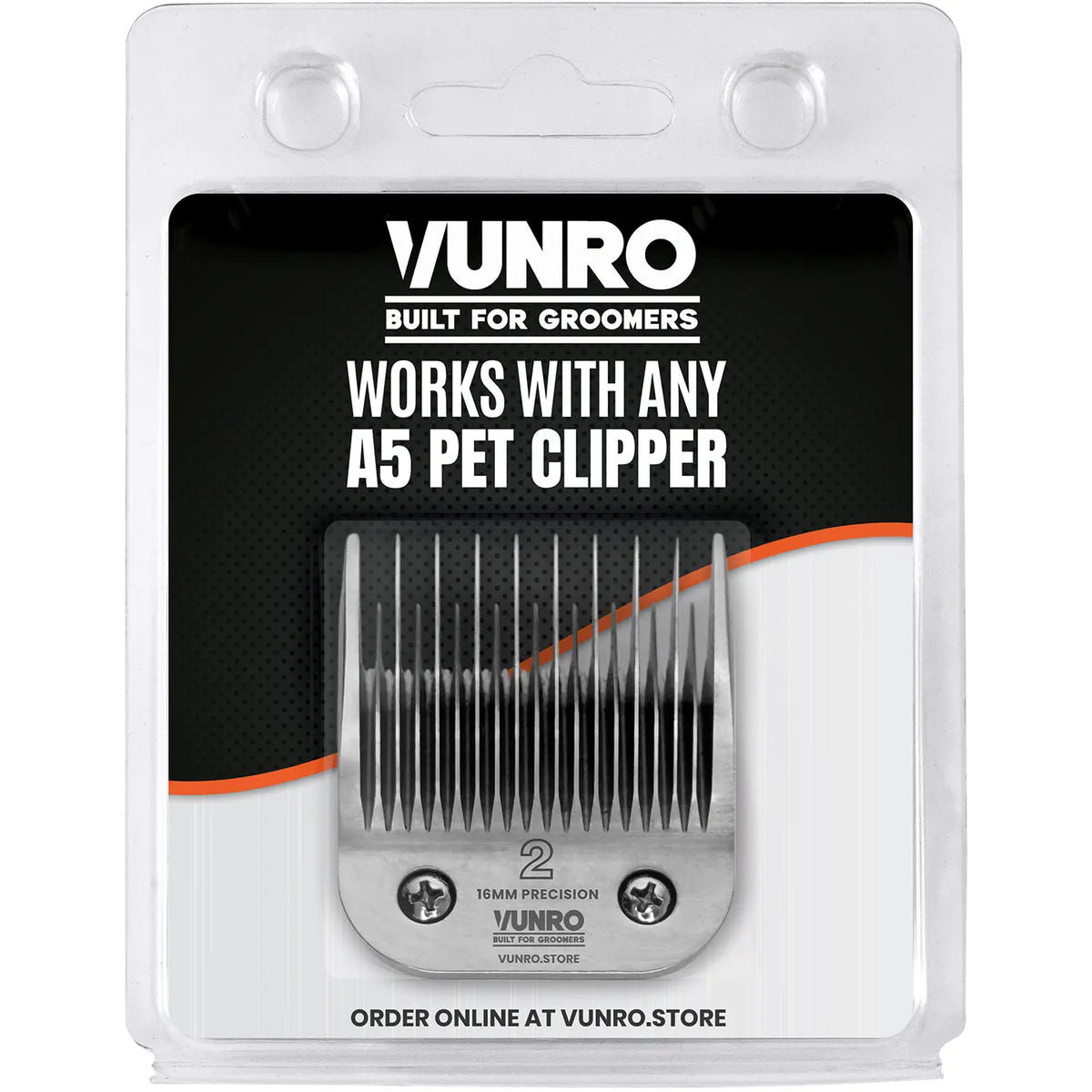 #2 Ceramic Skip Tooth Dog Clipper Blade (16mm) by VUNRO