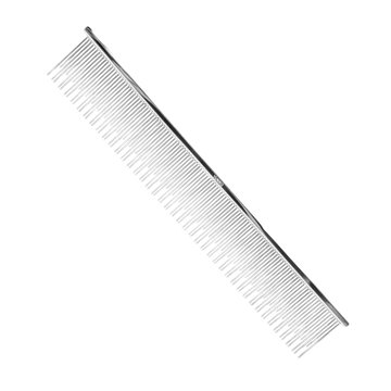 8.5" Double Skip Pin Deshedding and Detangling Comb