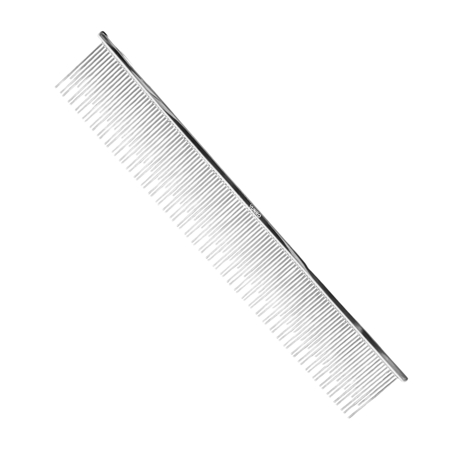 8.5" Double Skip Pin Deshedding and Detangling Comb